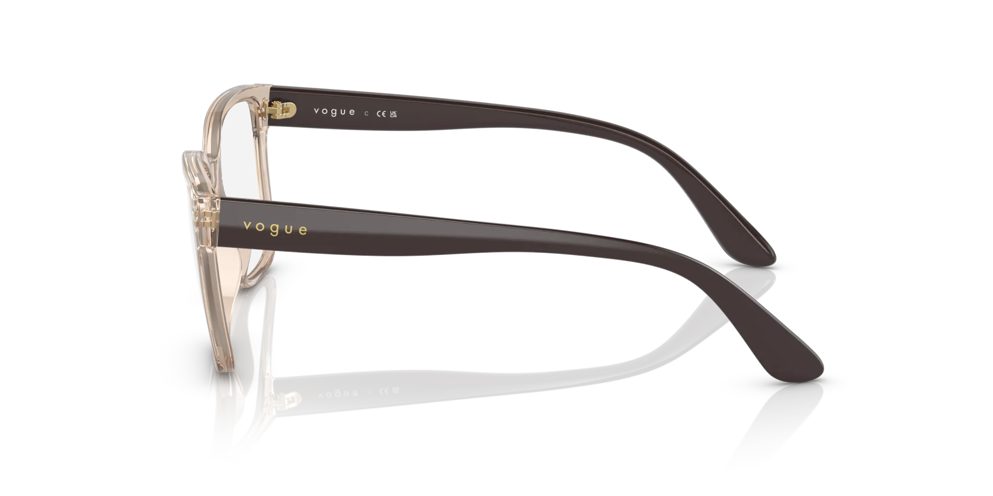 VOGUE EYEWEAR VO5452 2884 Montature da vista Iniettato Marrone Squadrata - immagine 4