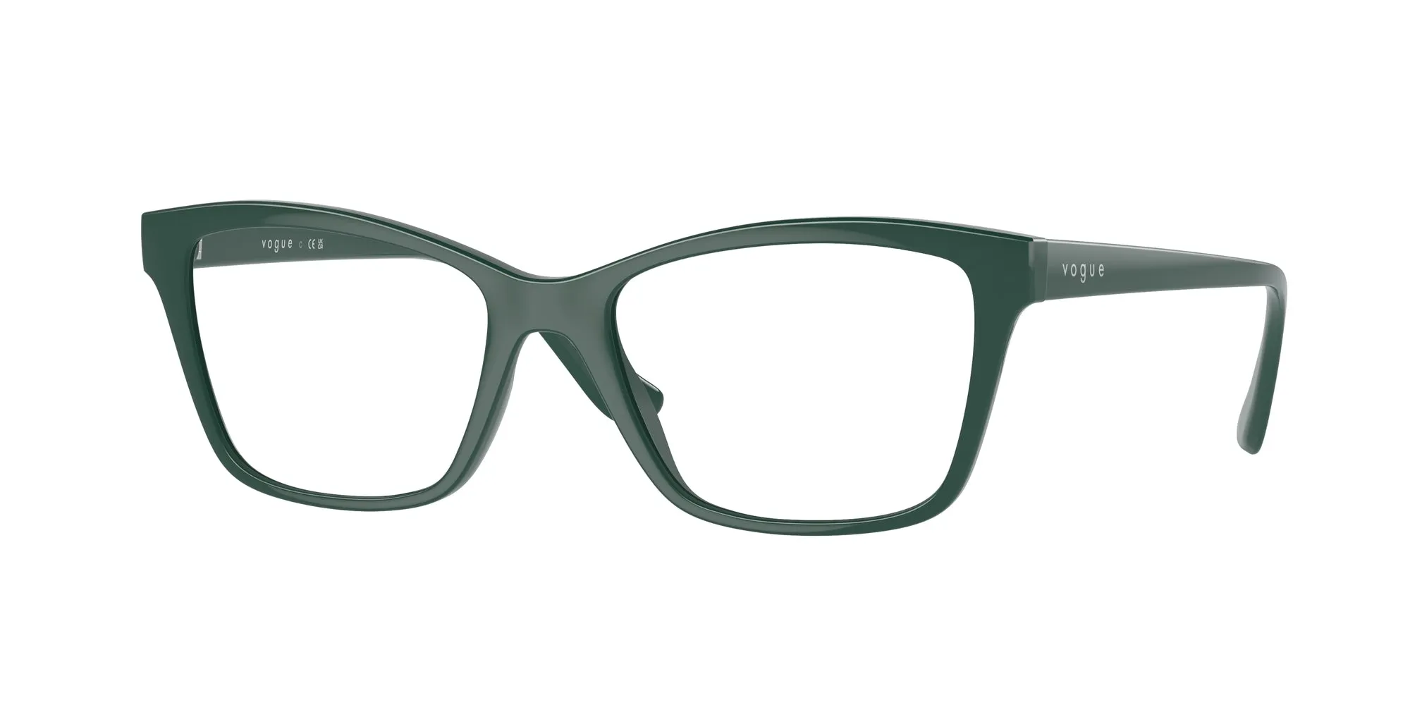 VOGUE EYEWEAR VO5420 3050 Montature da vista Iniettato Verde Trasparente Pillow Normale - immagine 1
