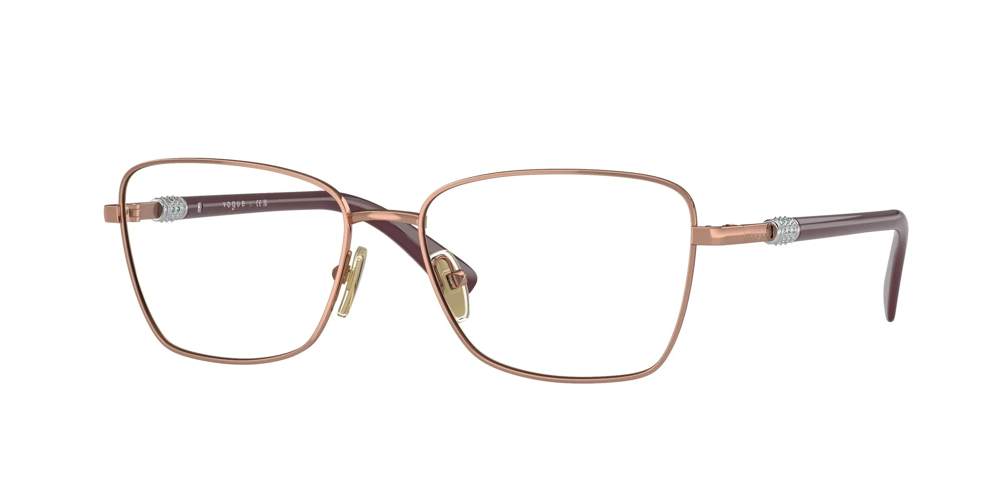 VOGUE EYEWEAR VO4271B 5152 Montature da vista Metallo Oro Farfalla Normale - immagine 1