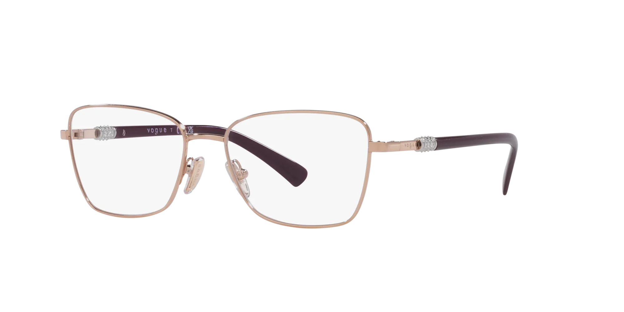 VOGUE EYEWEAR VO4271B 5152 Montature da vista Metallo Oro Farfalla Normale - immagine 3