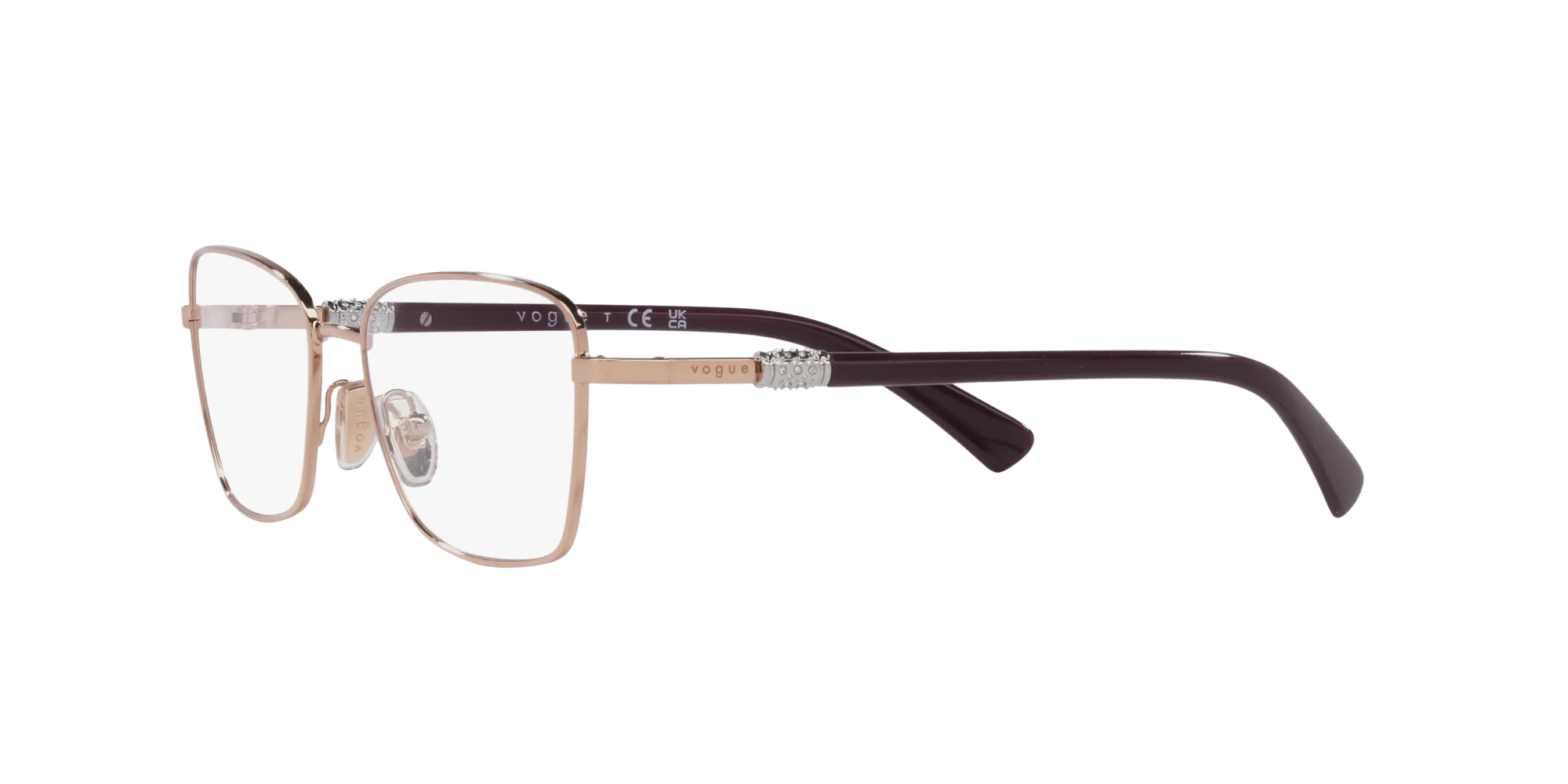VOGUE EYEWEAR VO4271B 5152 Montature da vista Metallo Oro Farfalla Normale - immagine 4