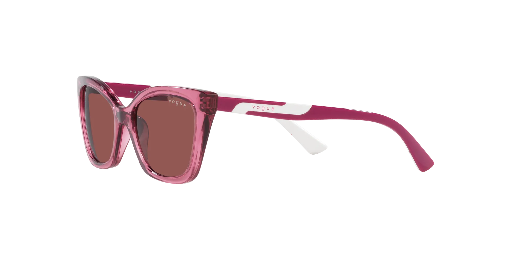 VOGUE EYEWEAR VJ2020 306569 Occhiali da sole bambino Iniettato Viola Viola Cat Eye Normale - immagine 4