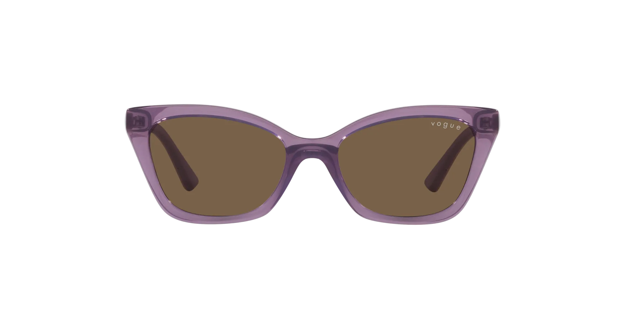 VOGUE EYEWEAR VJ2020 306473 Occhiali da sole bambino Iniettato Viola Marrone Cat Eye Normale - immagine 2