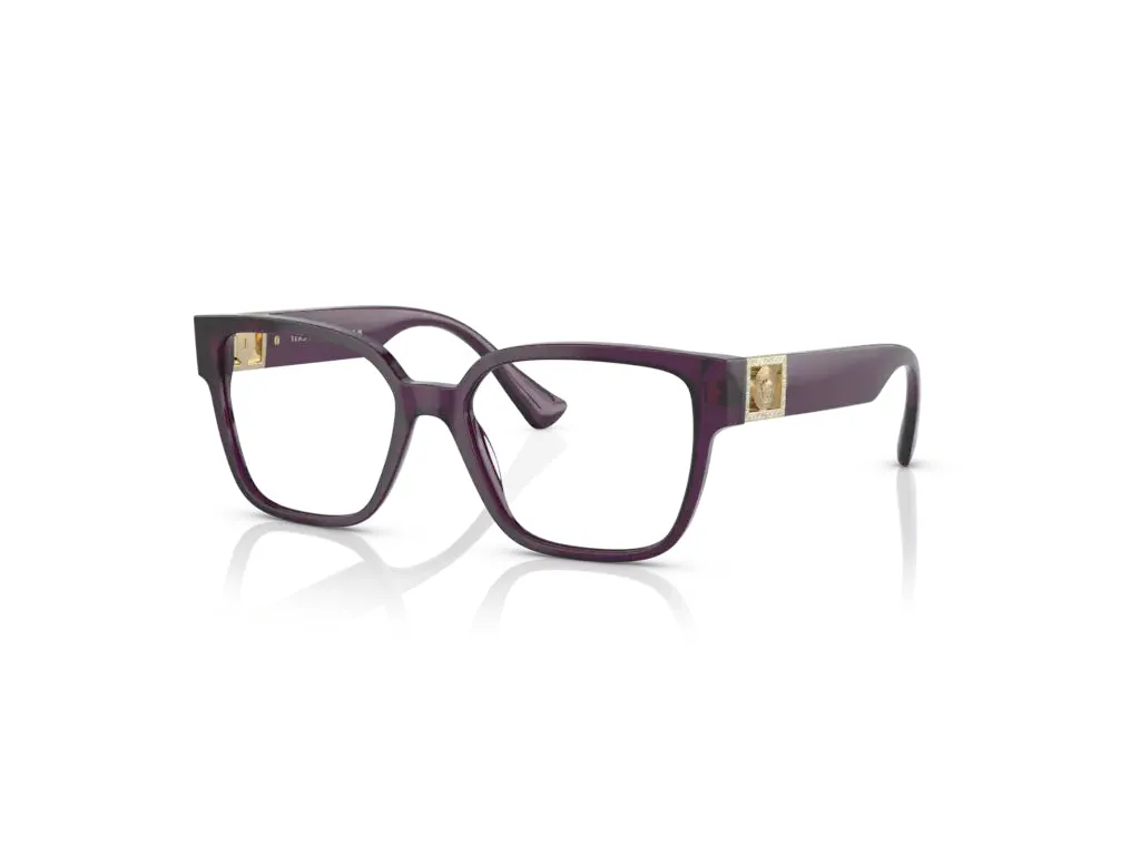 Versace VE3329B 5384 Montature da vista Acetato Viola Squadrata Normale - immagine 1