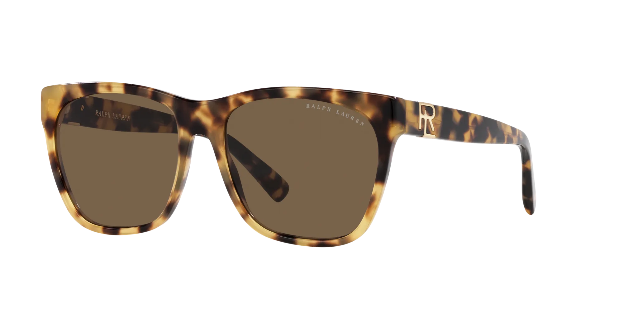 Ralph Lauren RL8212 THE RICKY II 500473 Occhiali da sole Acetato Tartaruga Marrone Squadrata Normale - immagine 3