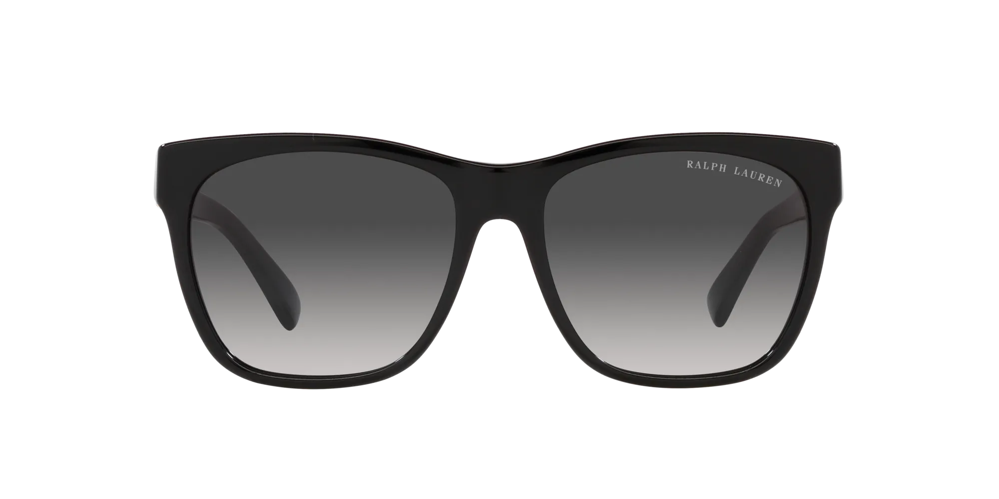 Ralph Lauren RL8212 THE RICKY II 50018G Occhiali da sole Acetato Nero Grigio Squadrata Normale Sfumato - immagine 2