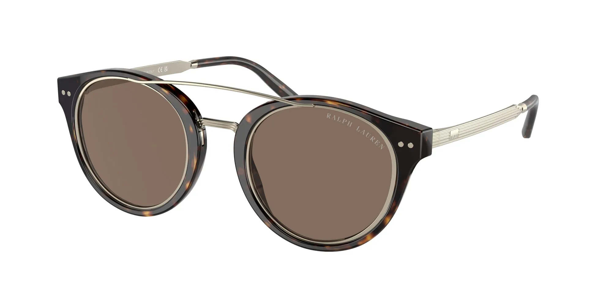 Ralph Lauren RL8210 50025W Occhiali da sole Acetato Tartaruga Marrone Pantos Normale - immagine 1