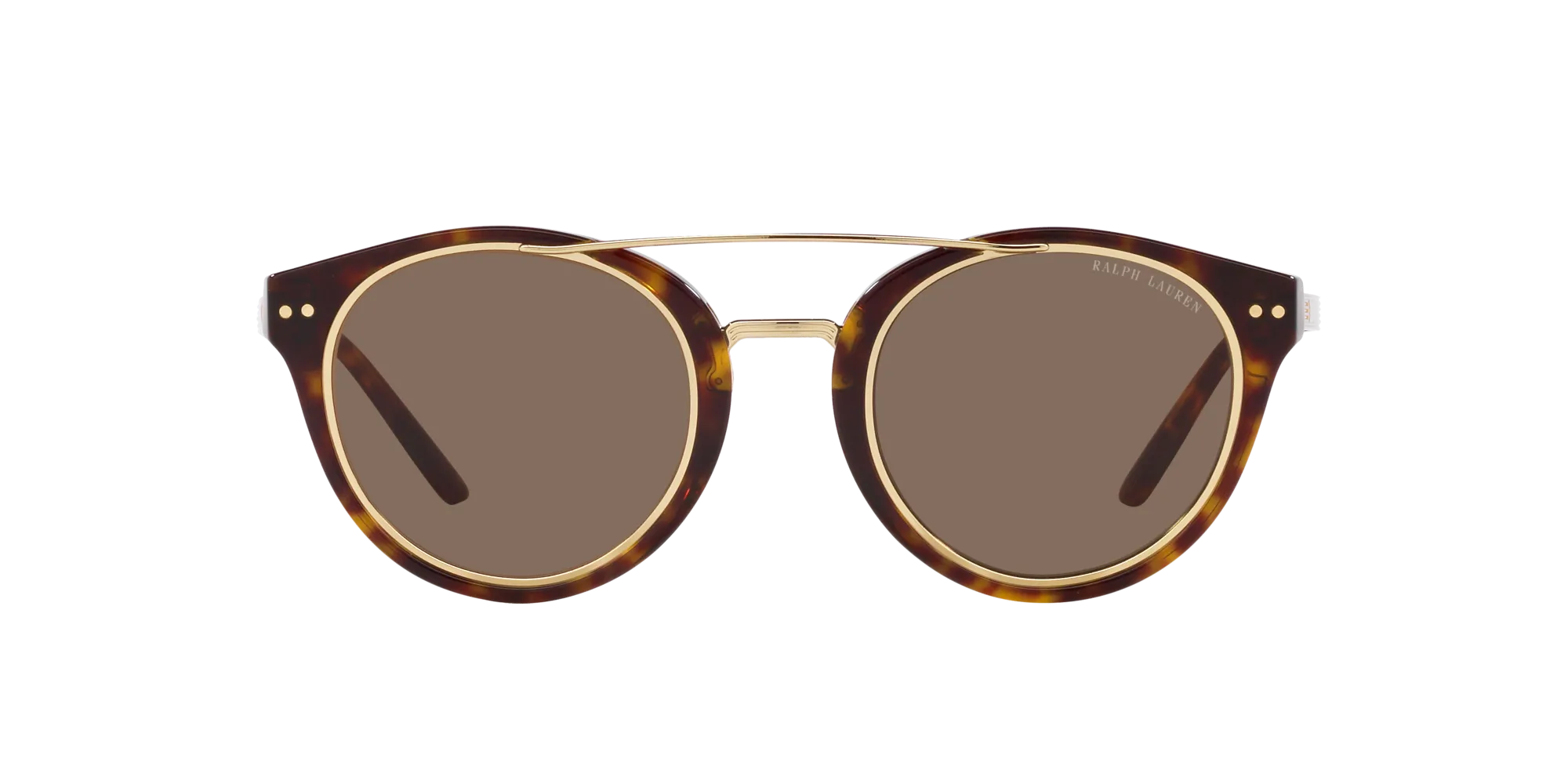 Ralph Lauren RL8210 50025W Occhiali da sole Acetato Tartaruga Marrone Pantos Normale - immagine 2