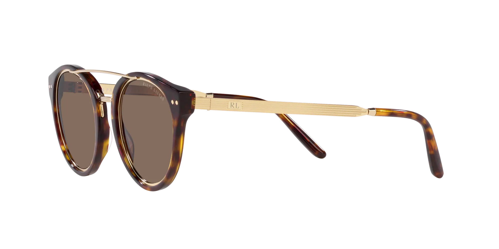 Ralph Lauren RL8210 50025W Occhiali da sole Acetato Tartaruga Marrone Pantos Normale - immagine 4