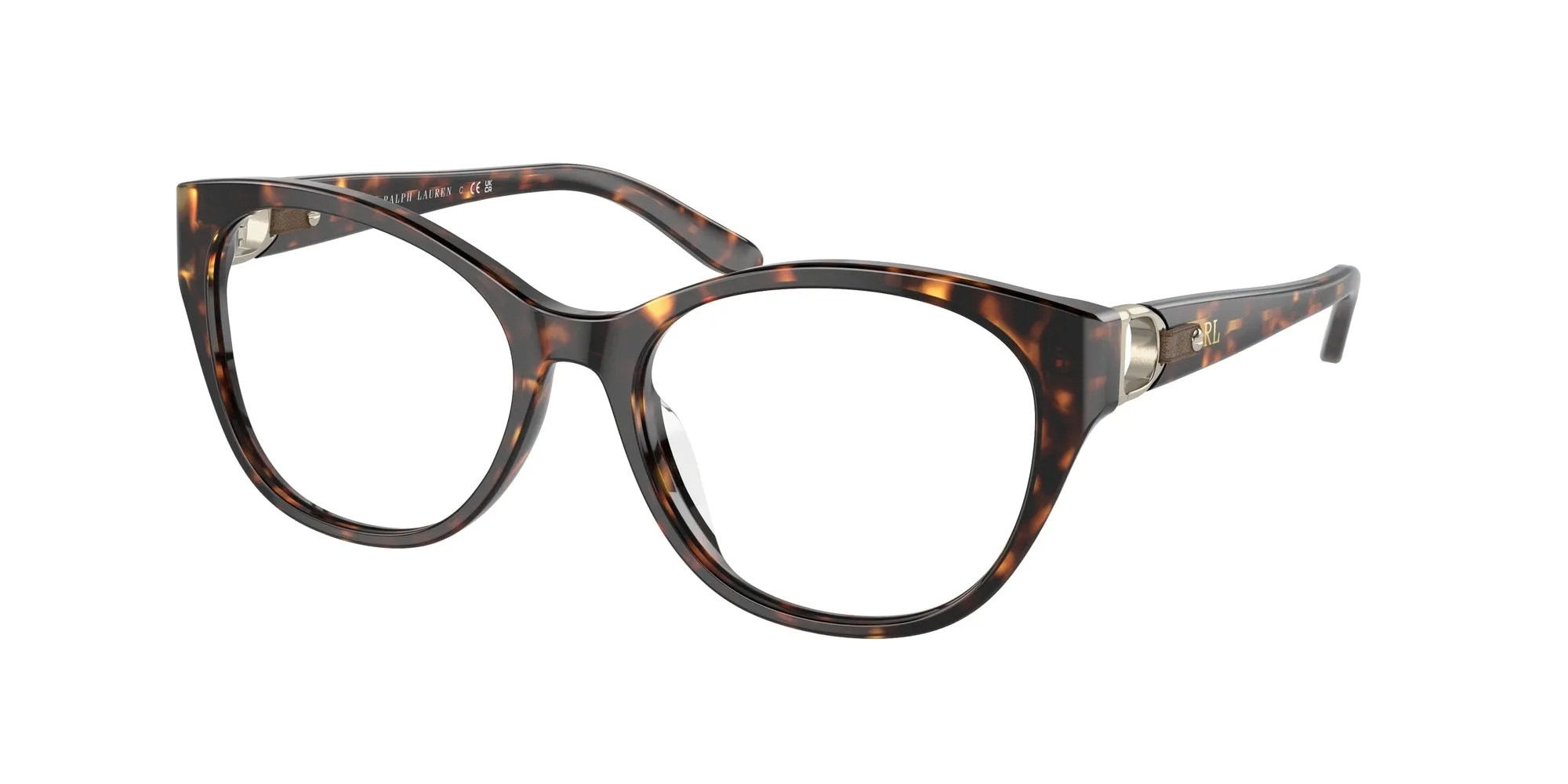 Ralph Lauren RL6235QU 5003 Montature da vista Acetato Tartaruga Cat Eye Normale - immagine 1