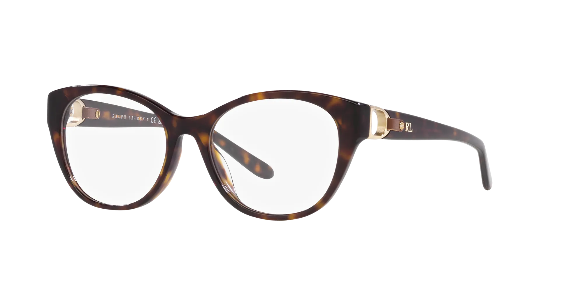 Ralph Lauren RL6235QU 5003 Montature da vista Acetato Tartaruga Cat Eye Normale - immagine 3