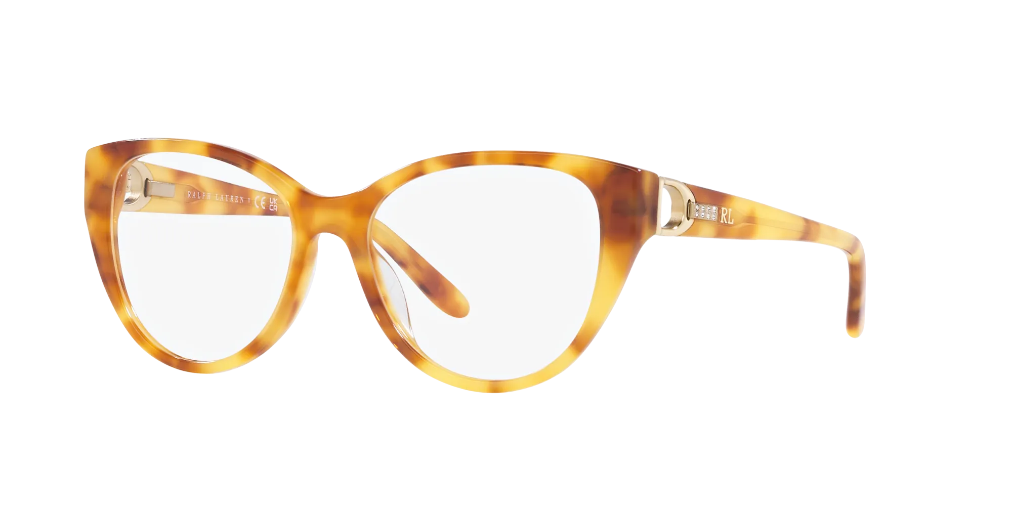 Ralph Lauren RL6234BU 6051 Montature da vista Acetato Tartaruga Cat Eye Normale - immagine 3