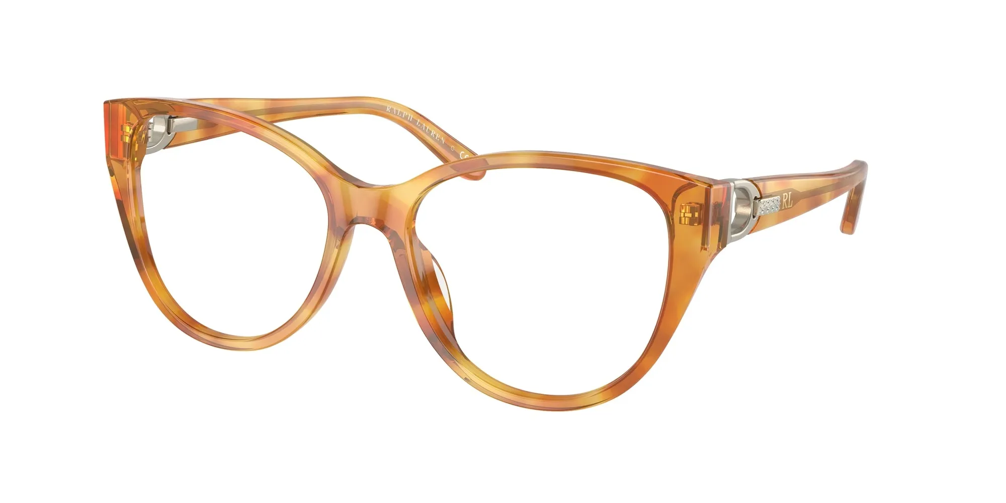 Ralph Lauren RL6234BU 6051 Montature da vista Acetato Tartaruga Trasparente Cat Eye Normale - immagine 1