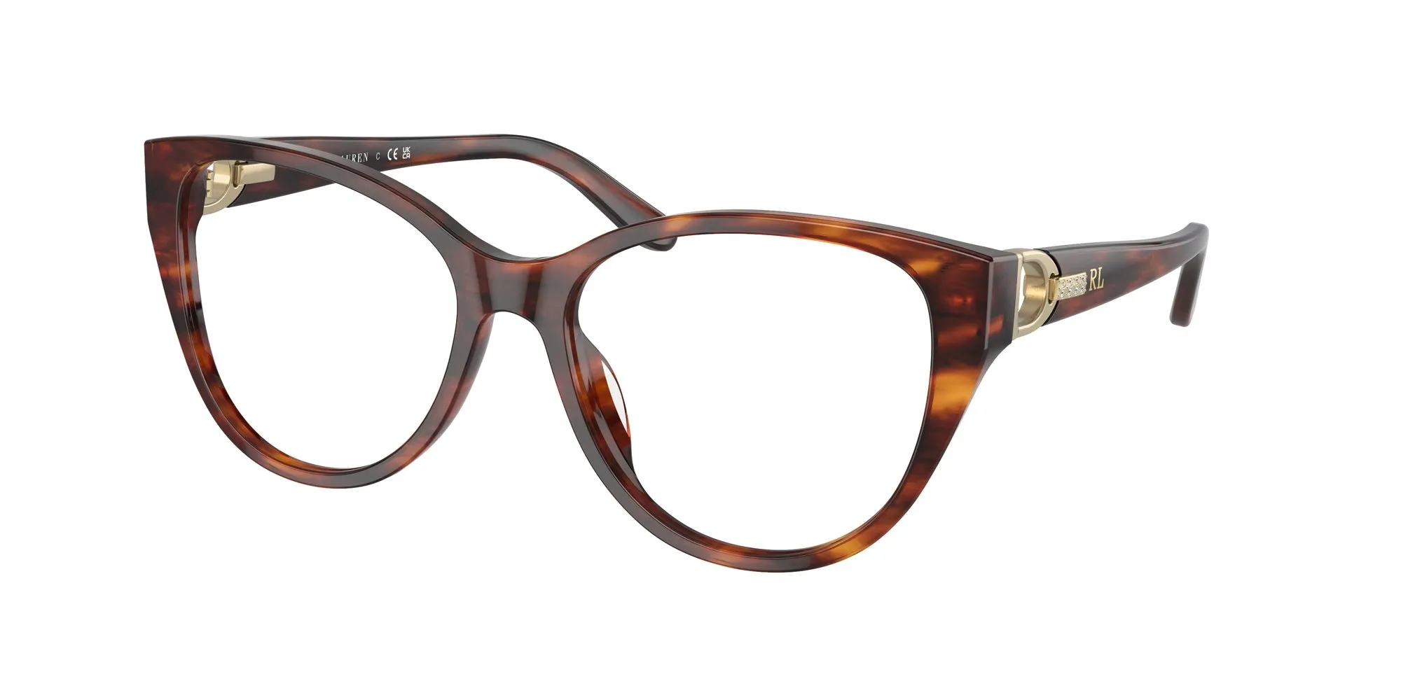 Ralph Lauren RL6234BU 5007 Montature da vista Acetato Marrone Cat Eye Normale - immagine 1