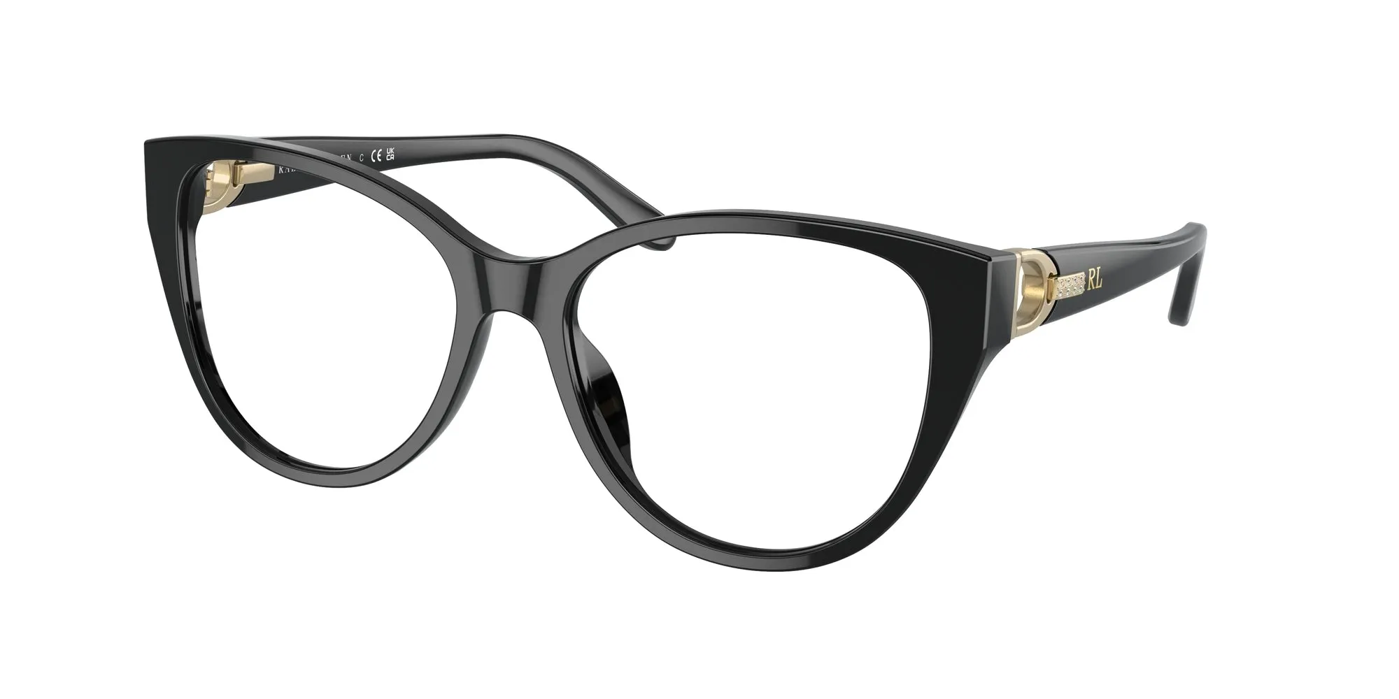 Ralph Lauren RL6234BU 5001 Montature da vista Acetato Nero Cat Eye Normale - immagine 1