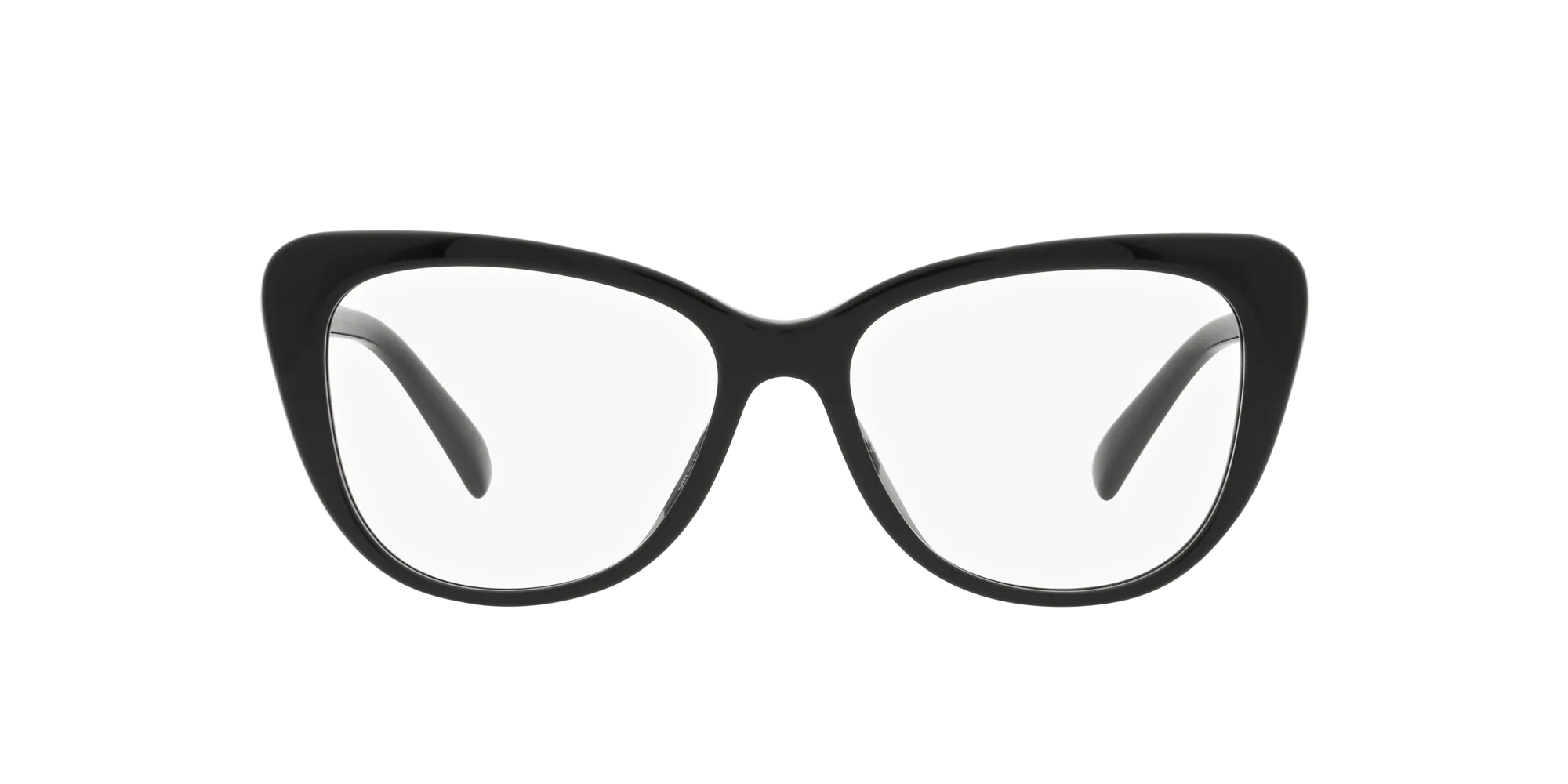 Ralph Lauren RL6232U 5001 Montature da vista Acetato Nero Trasparente Cat Eye Normale - immagine 2