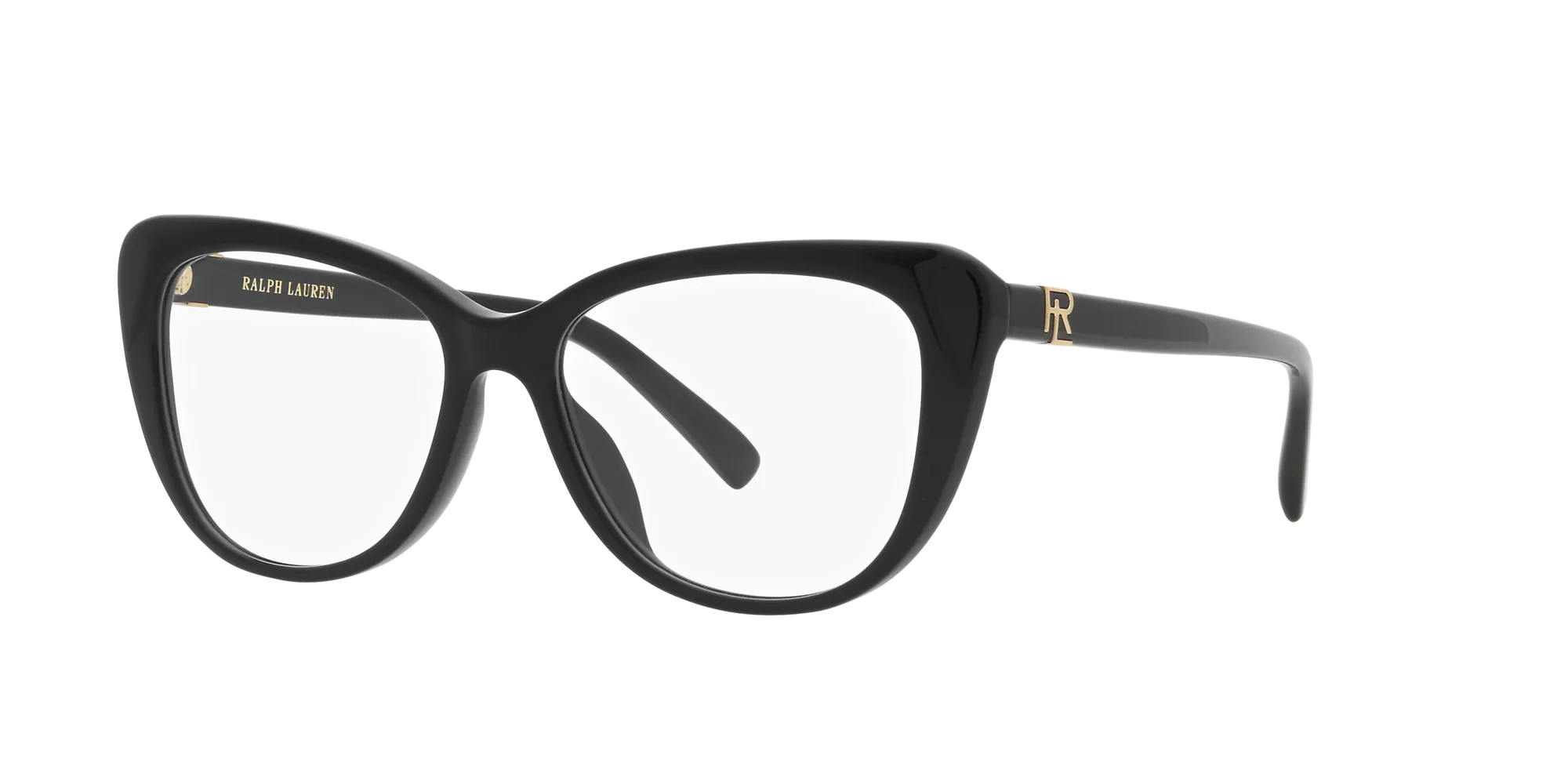 Ralph Lauren RL6232U 5001 Montature da vista Acetato Nero Trasparente Cat Eye Normale - immagine 3