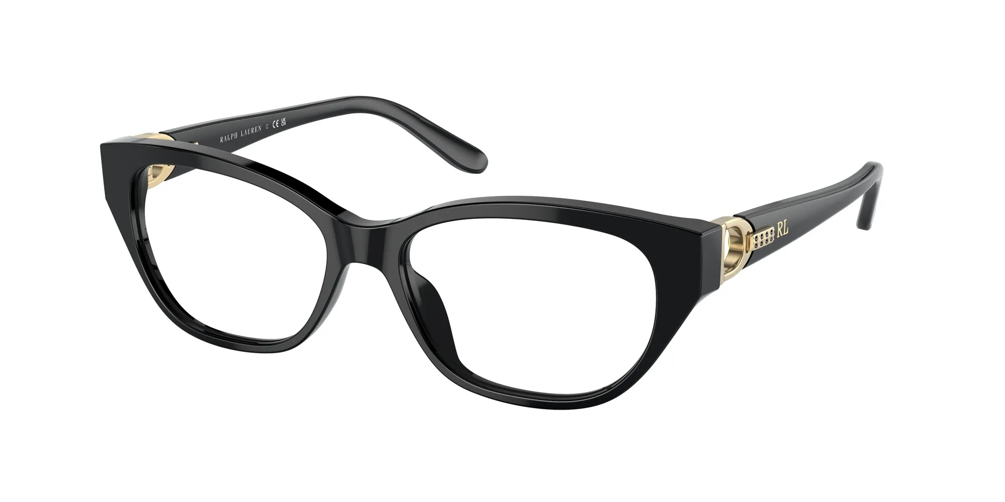 Ralph Lauren RL6227U 5001 Montature da vista Acetato Nero Rotonda Normale - immagine 1