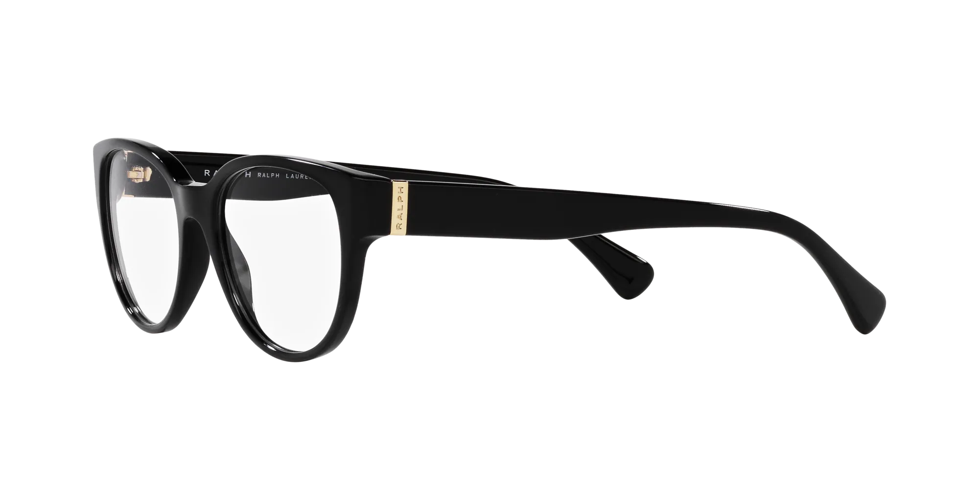 Ralph Lauren RA7151 5001 Montature da vista Acetato Nero Trasparente Rotonda Normale - immagine 4