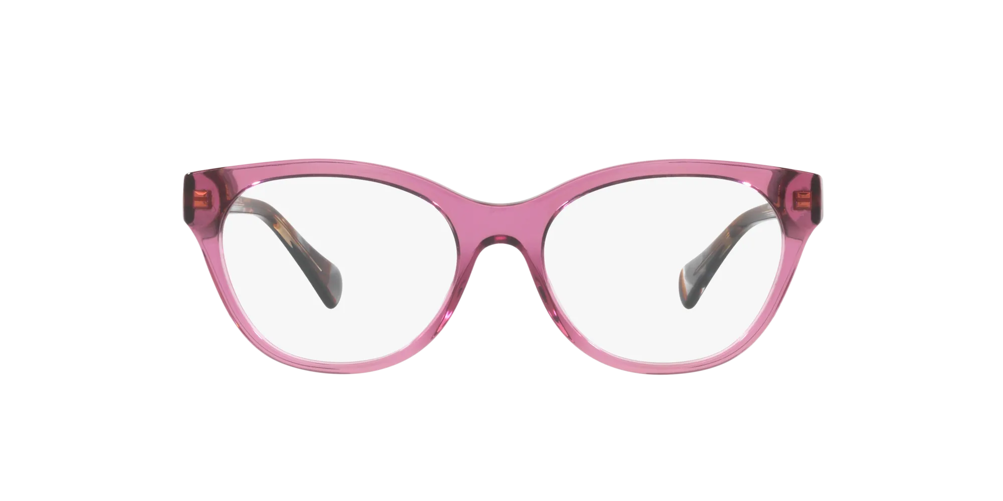 Ralph Lauren RA7141 6008 Montature da vista Acetato Viola Trasparente Cat Eye Normale - immagine 2