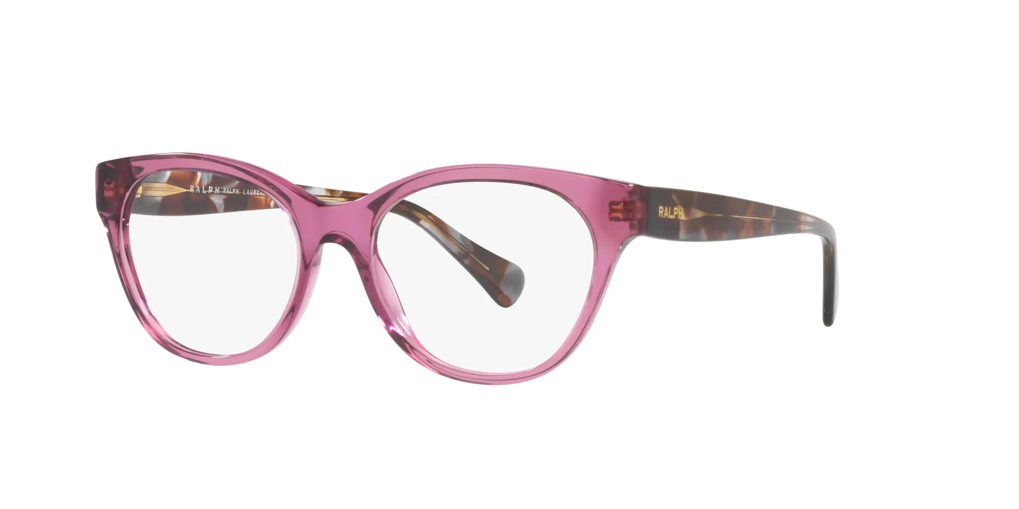 Ralph Lauren RA7141 6008 Montature da vista Acetato Viola Trasparente Cat Eye Normale - immagine 3