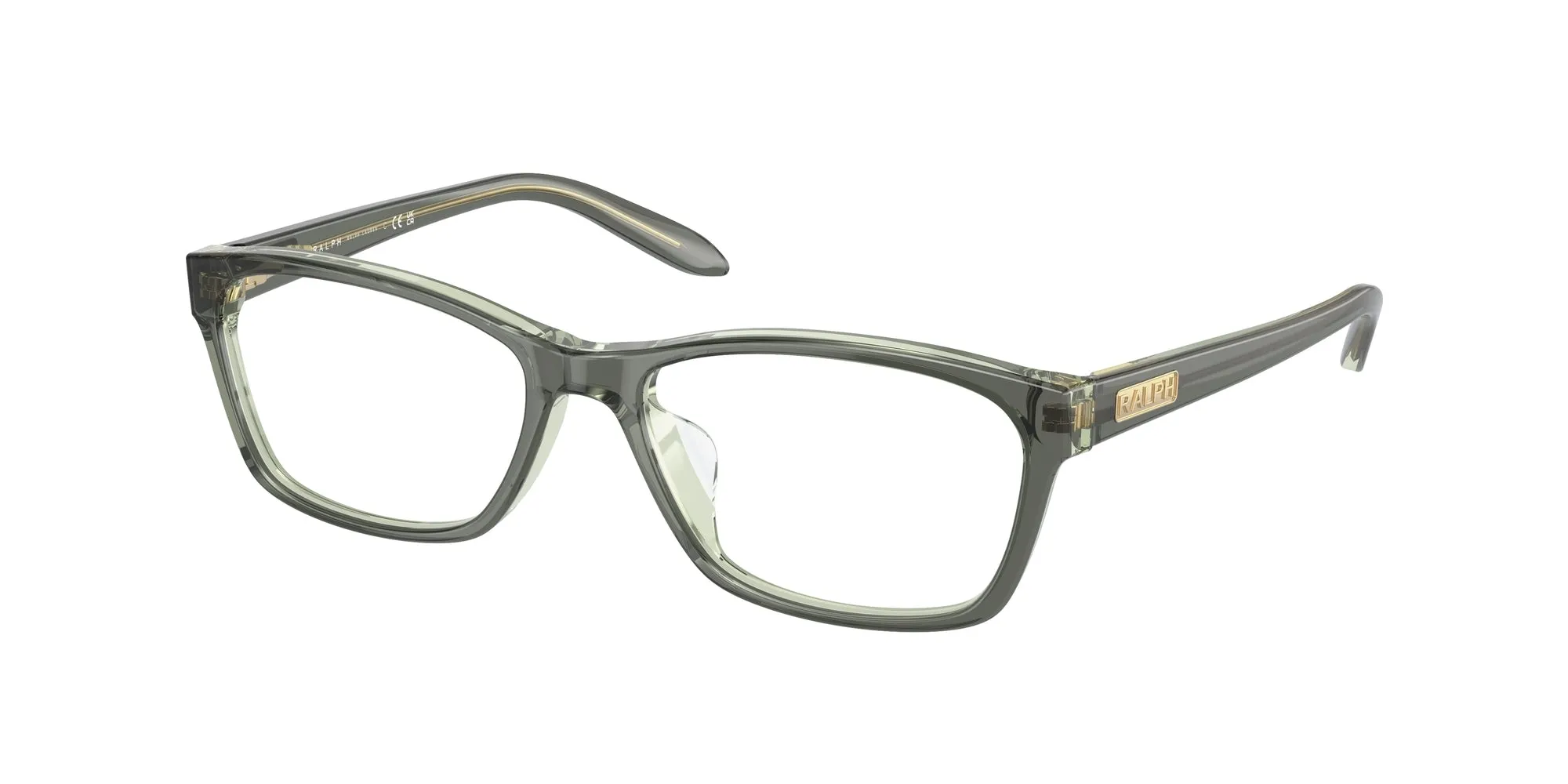 Ralph Lauren RA7039 6074 Montature da vista Acetato Verde Trasparente Squadrata Normale - immagine 1