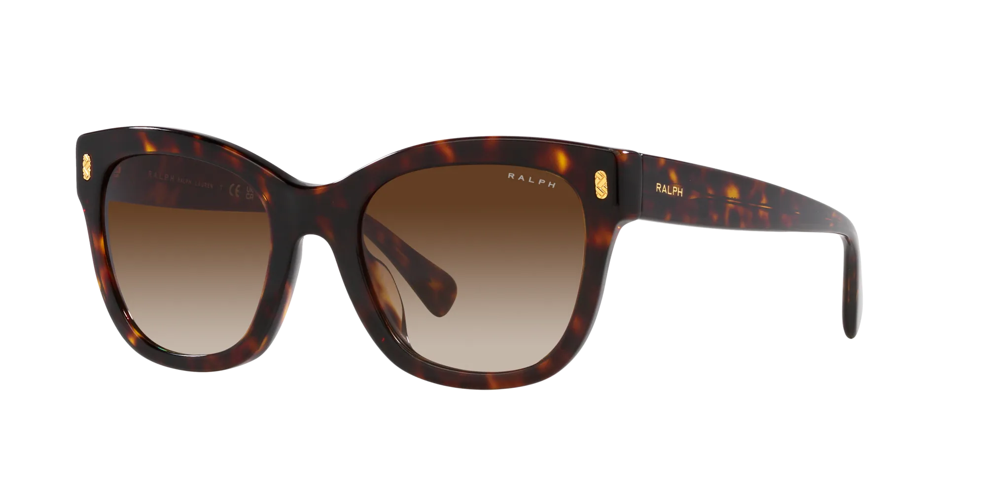 Ralph Lauren RA5301U 500313 Occhiali da sole Acetato Tartaruga Marrone Rotonda Normale Sfumato - immagine 3
