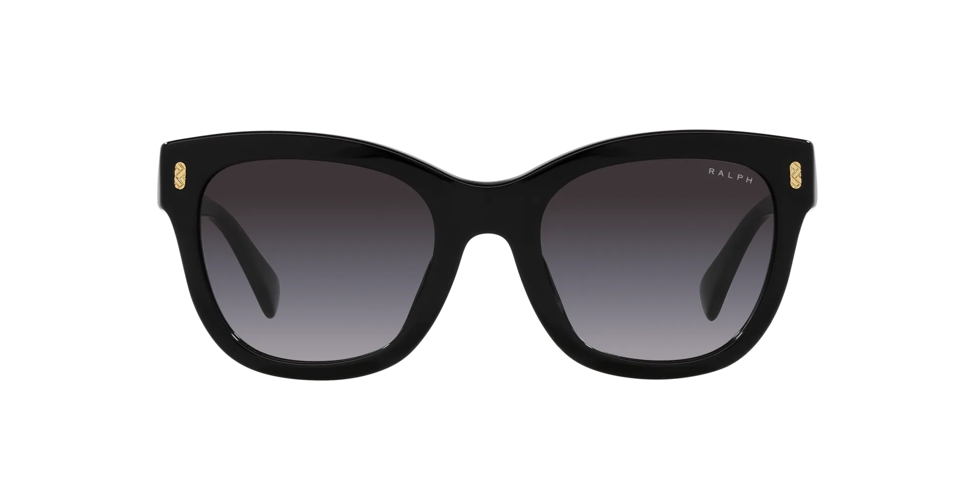Ralph Lauren RA5301U 50018G Occhiali da sole Acetato Nero Grigio Rotonda Normale Sfumato - immagine 2