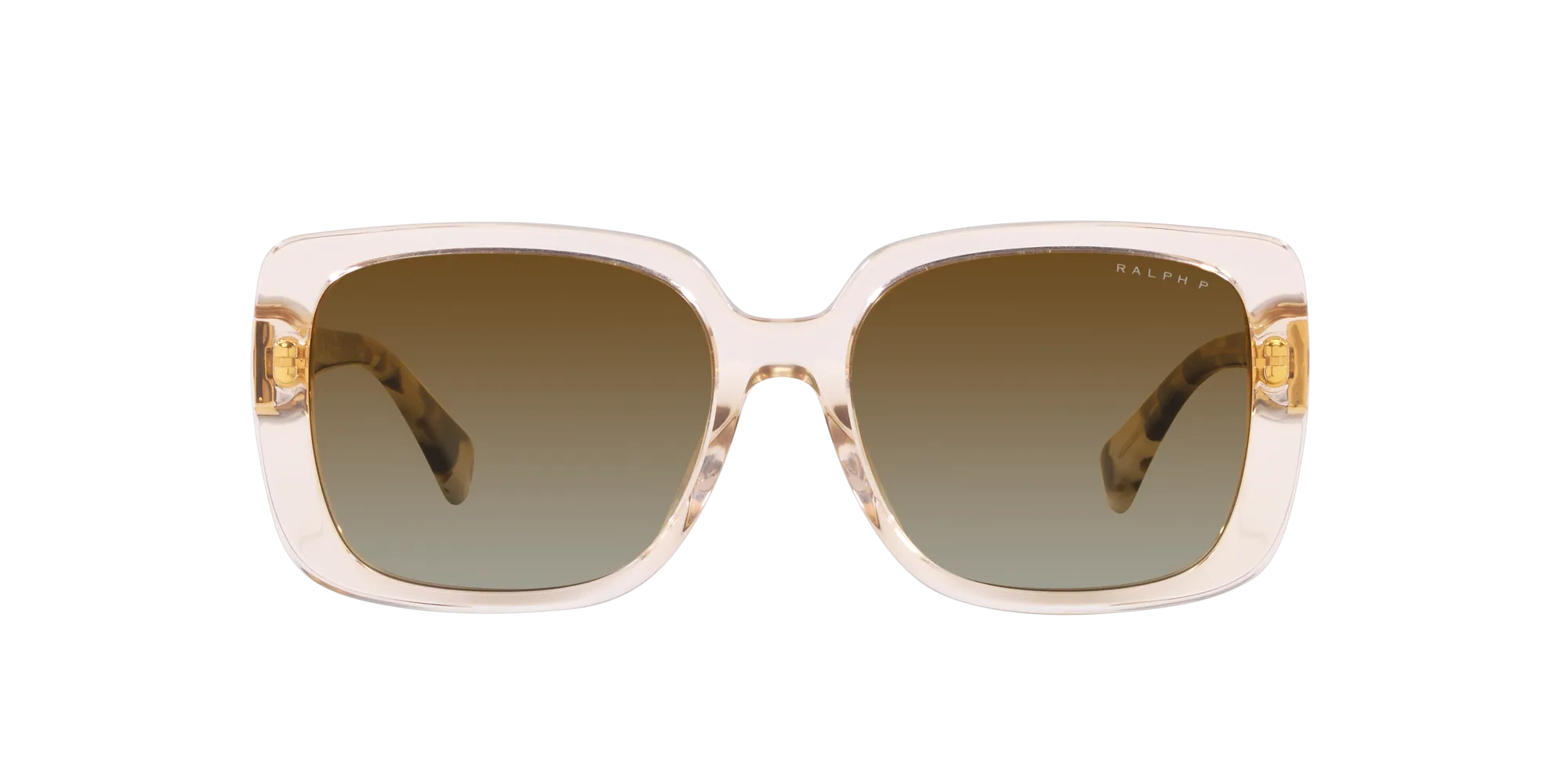 Ralph Lauren RA5298U 6072T5 Occhiali da sole Acetato Marrone Marrone Squadrata Polarizzata Sfumato - immagine 2