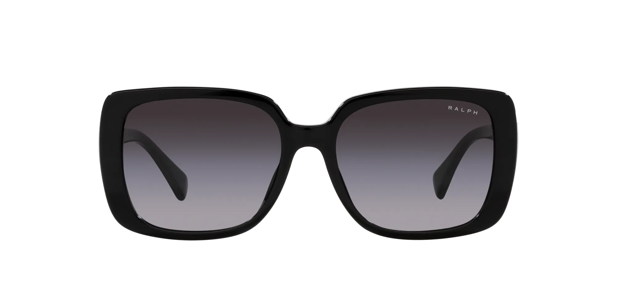 Ralph Lauren RA5298U 50018G Occhiali da sole Acetato Nero Grigio Squadrata Normale Sfumato - immagine 2