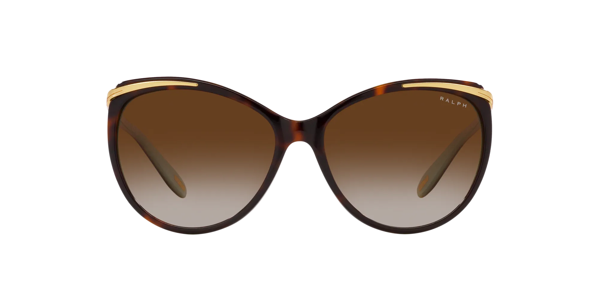 Ralph Lauren RA5150 RA 5150 601/3B Occhiali da sole Acetato Marrone Marrone Cat Eye Normale Sfumato - immagine 2