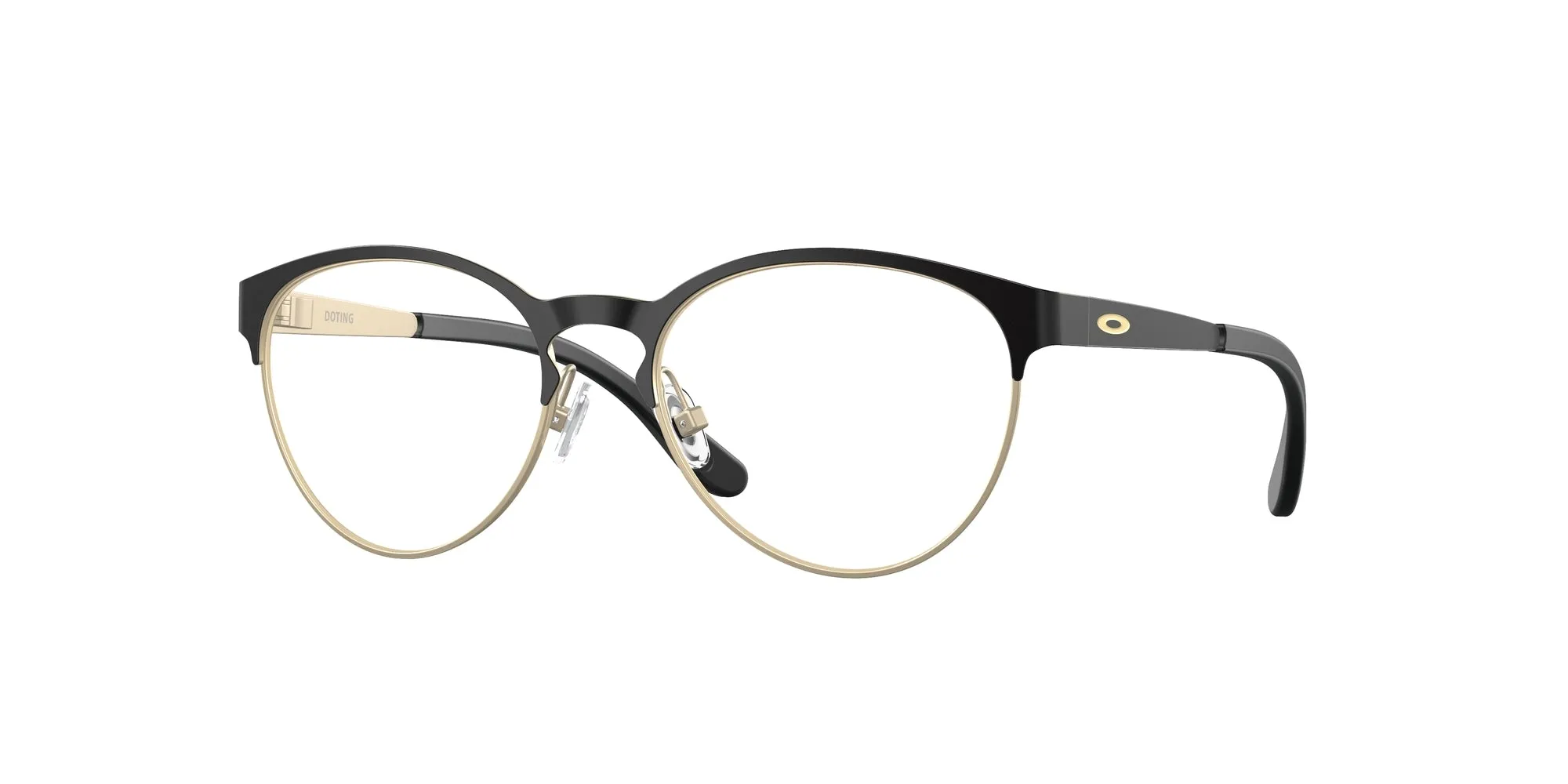 Oakley OY3005 DOTING 300501 Montature da vista Metallo Nero Trasparente Rotonda Normale - immagine 1