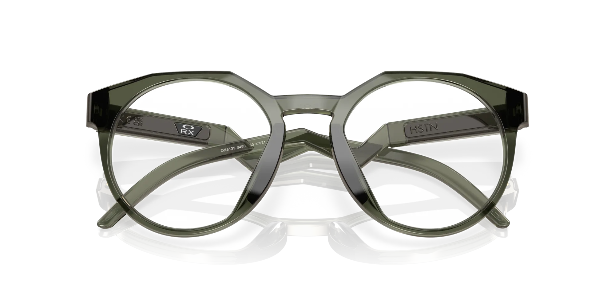 Oakley OX8139 HSTN RX 813904 Montature da vista O_Matter Verde Rotonda Normale - immagine 2