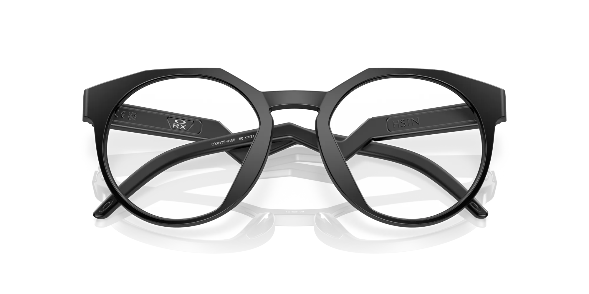 Oakley OX8139 HSTN RX 813901 Montature da vista O_Matter Nero Rotonda Normale - immagine 2