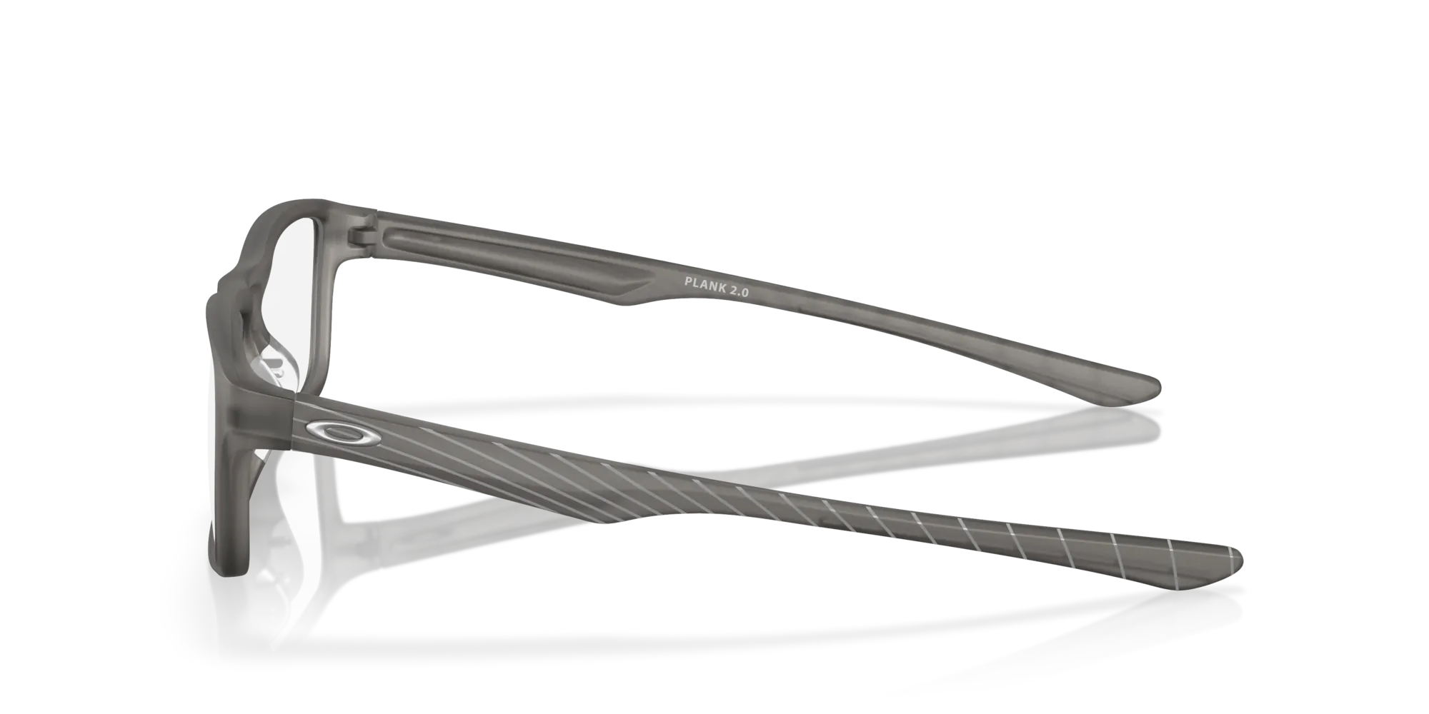 Oakley OX8081 PLANK 2.0 808117 Montature da vista O_Matter Grigio Trasparente Squadrata Normale - immagine 4