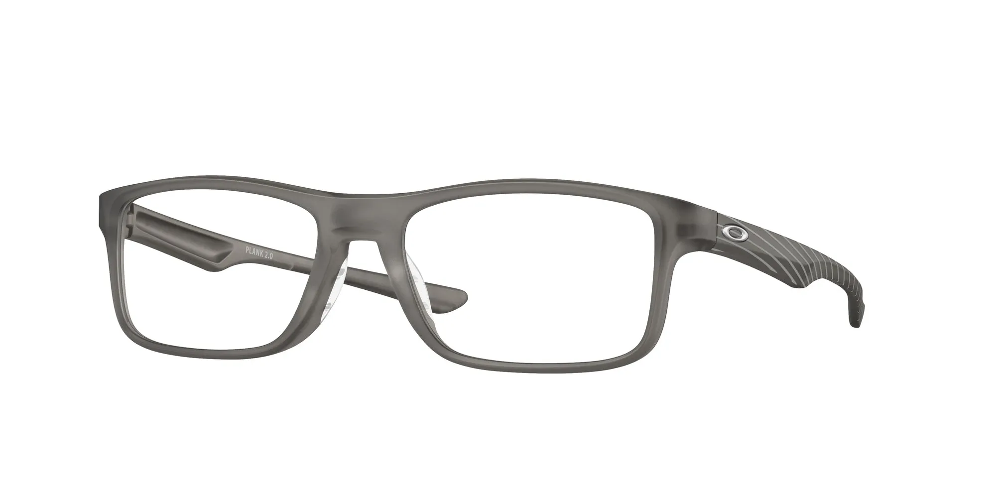 Oakley OX8081 PLANK 2.0 808117 Montature da vista O_Matter Grigio Trasparente Squadrata Normale - immagine 1