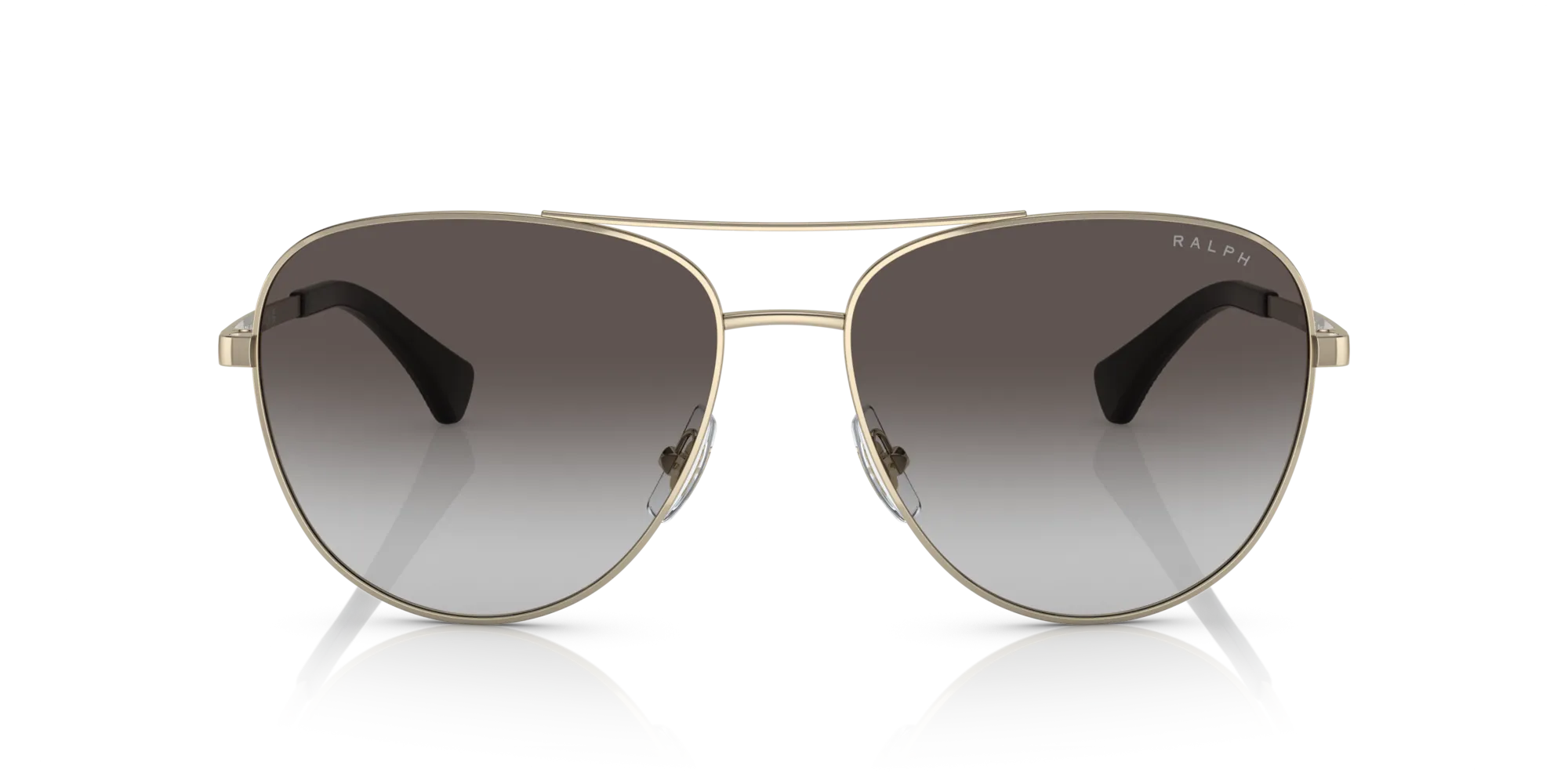Ralph Lauren RA4139 91168G Occhiali da sole Metallo Oro chiaro Grigio Pilot Sfumato - immagine 3