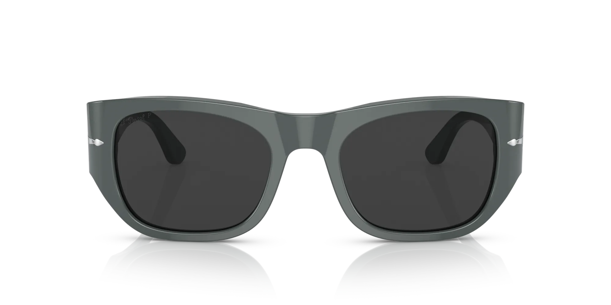 Persol PO3308S 117348 Occhiali da sole Acetato Grigio Grigio Squadrata Polarizzata - immagine 3