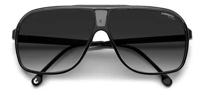 Carrera GRAND PRIX 3 08A/WJ Occhiali da sole Plastica Nero/Grigio Grigio Squadrata Polarizzata Sfumato - immagine 3