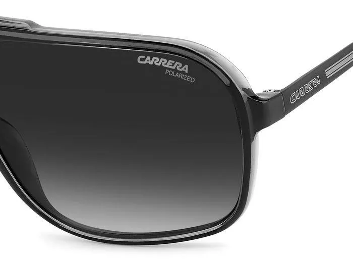 Carrera GRAND PRIX 3 08A/WJ Occhiali da sole Plastica Nero/Grigio Grigio Squadrata Polarizzata Sfumato - immagine 4