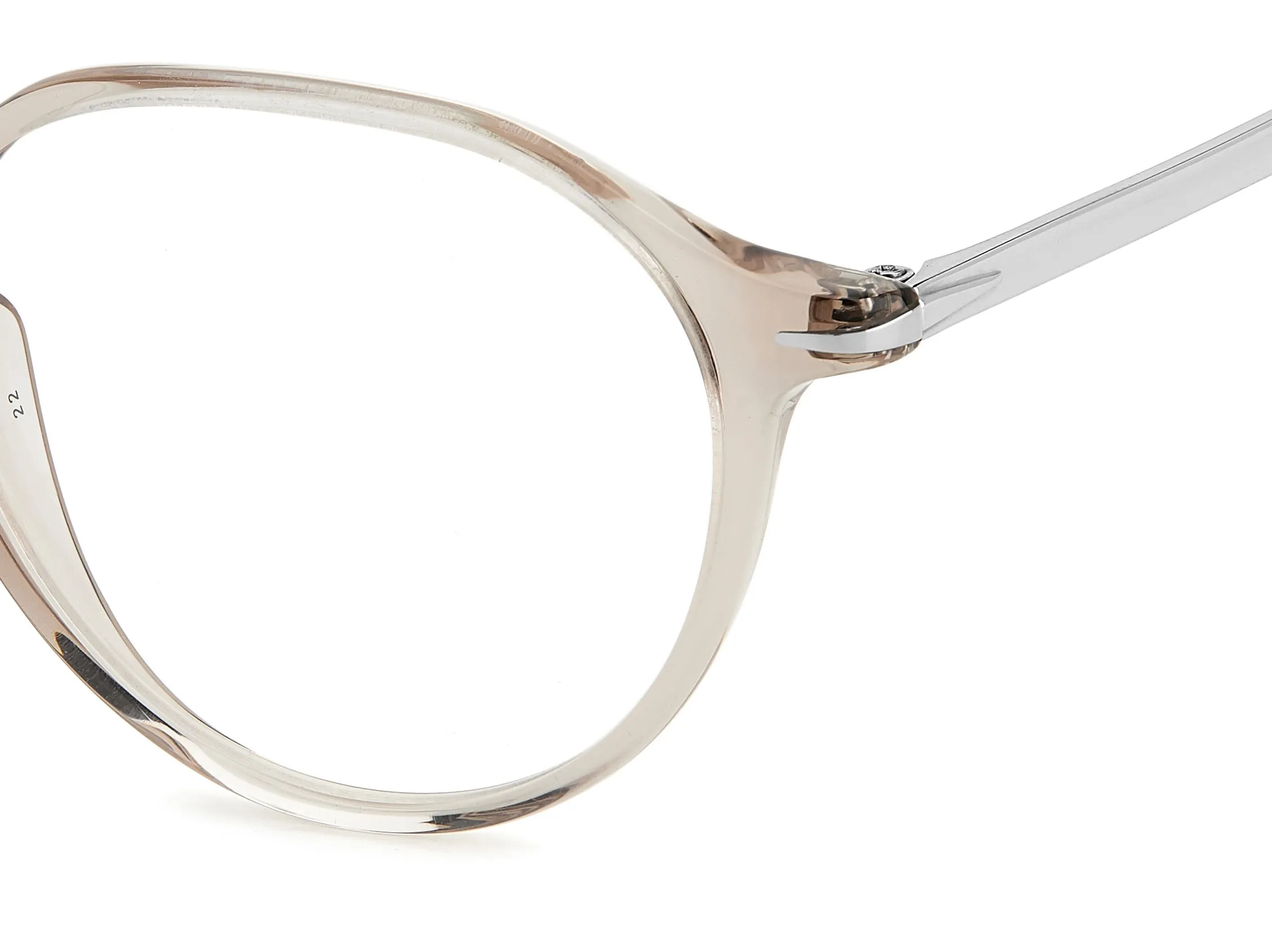 DAVID BECKHAM DB 1105 79U Montature da vista Plastica Fango Rotonda - immagine 3