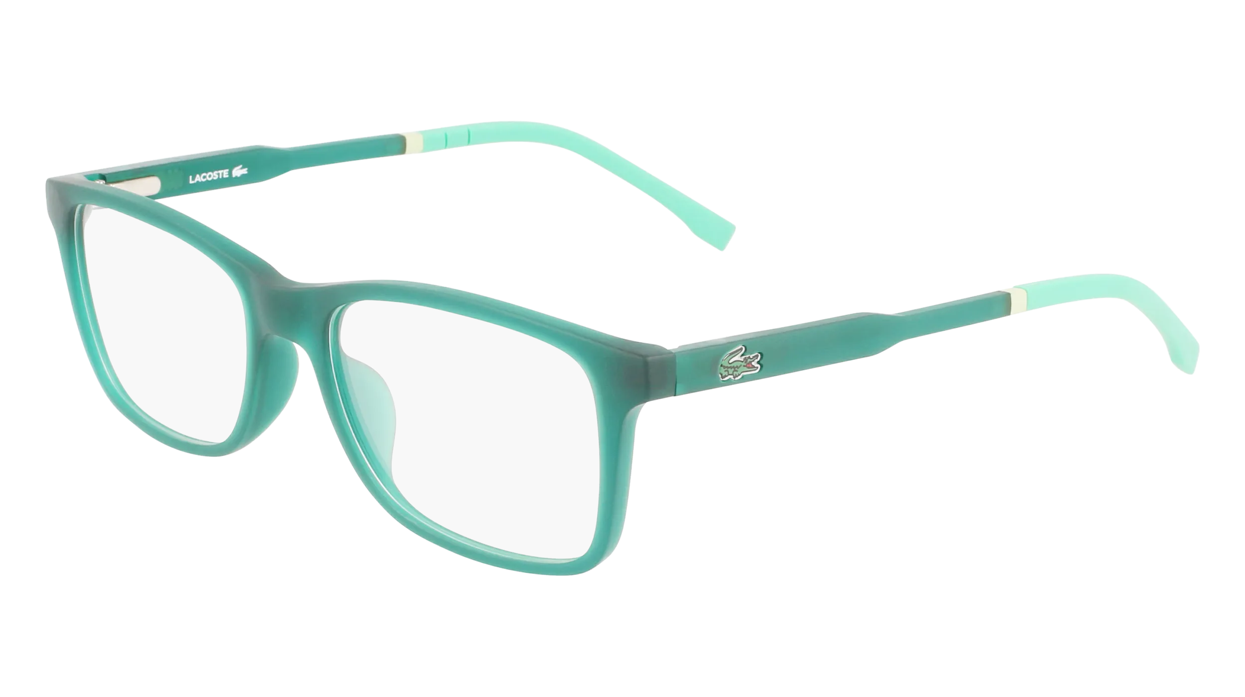 Lacoste Junior Lacoste L3647 315 Montature da vista bambino Bio-iniettato Verde Squadrata Normale Fotocromatiche - immagine 1