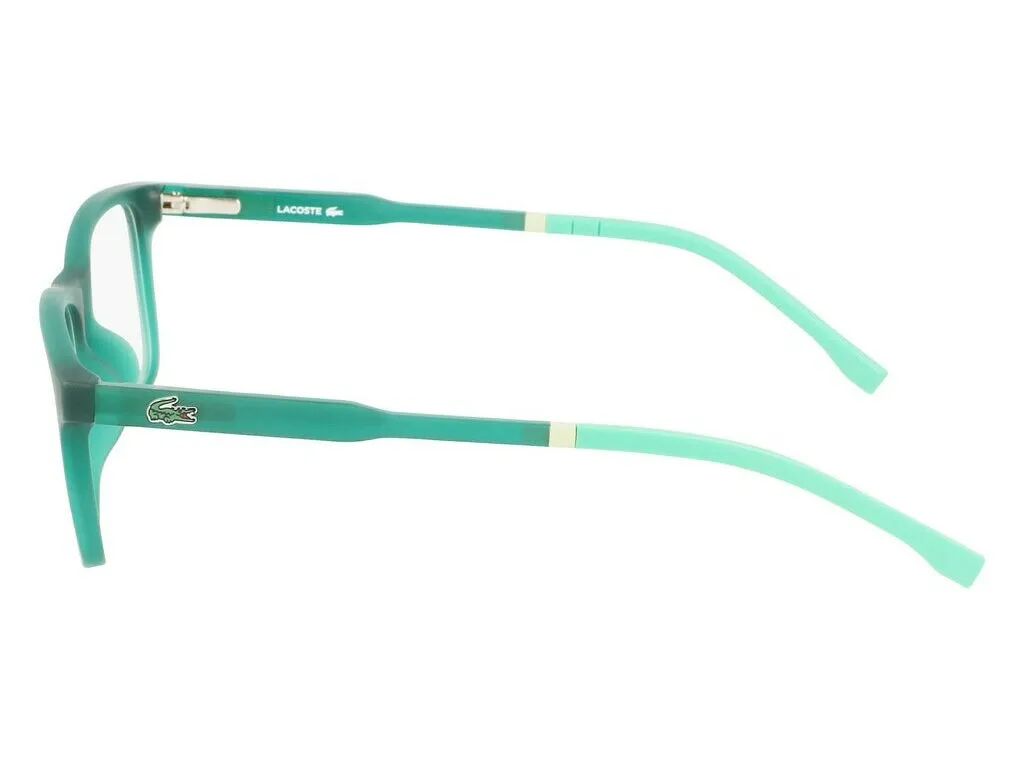 Lacoste Junior Lacoste L3647 315 Montature da vista bambino Bio-iniettato Verde Squadrata Normale Fotocromatiche - immagine 2