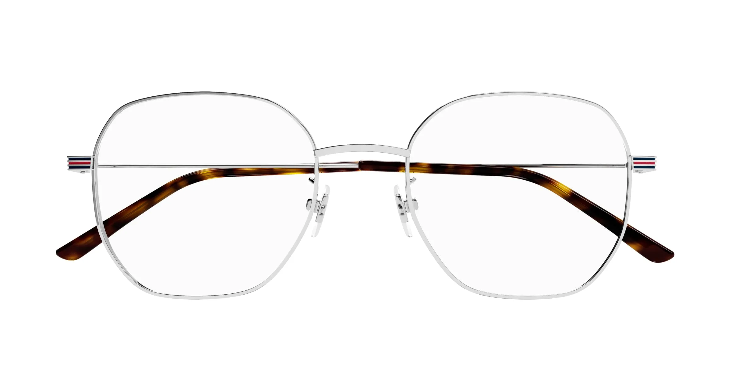 Gucci GG1125OA 003 Montature da vista Metallo Argento Geometrica - immagine 2