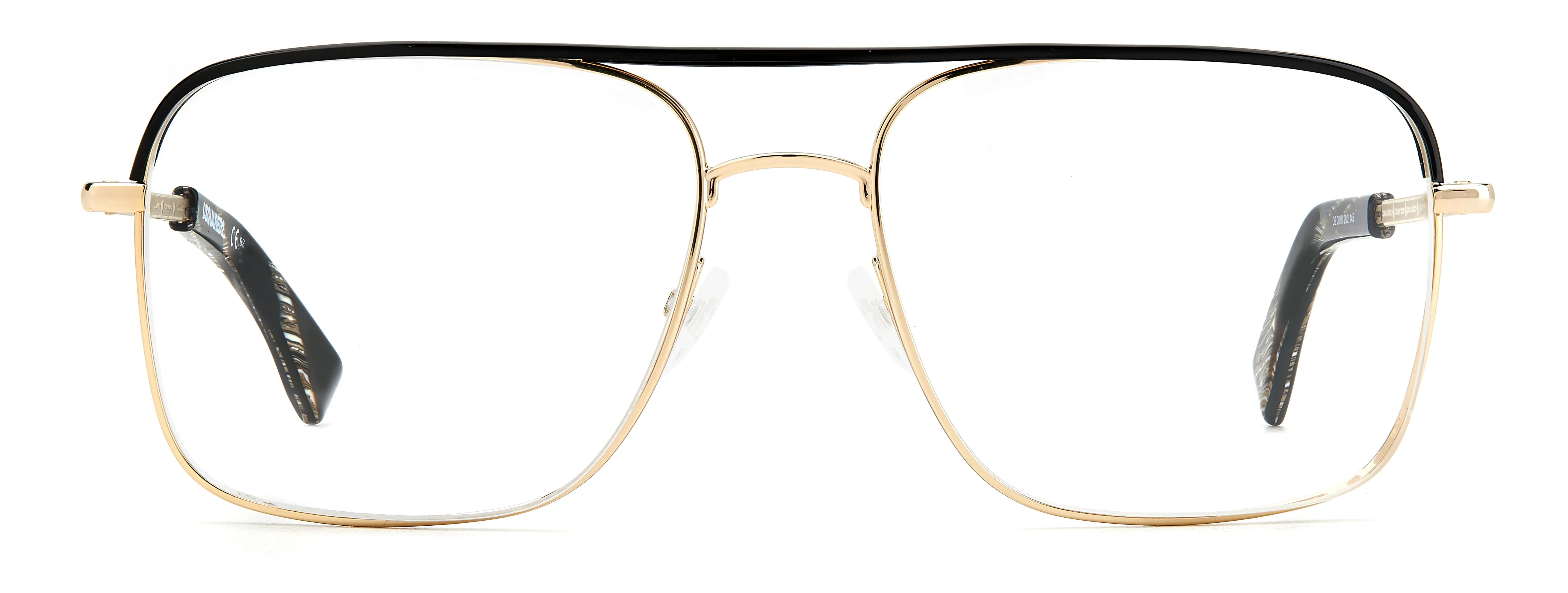 Dsquared2 D2 0018 2M2 Montature da vista Metallo Oro Squadrata - immagine 2