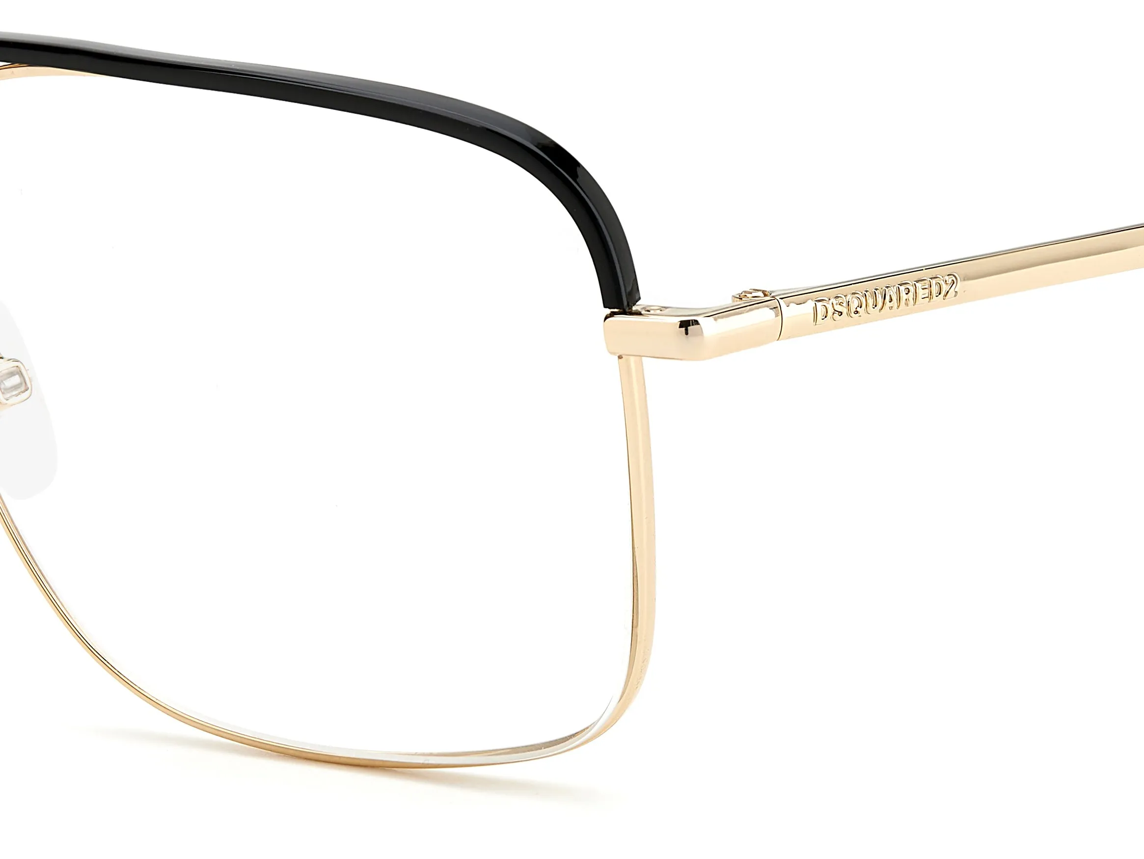Dsquared2 D2 0018 2M2 Montature da vista Metallo Oro Squadrata - immagine 3