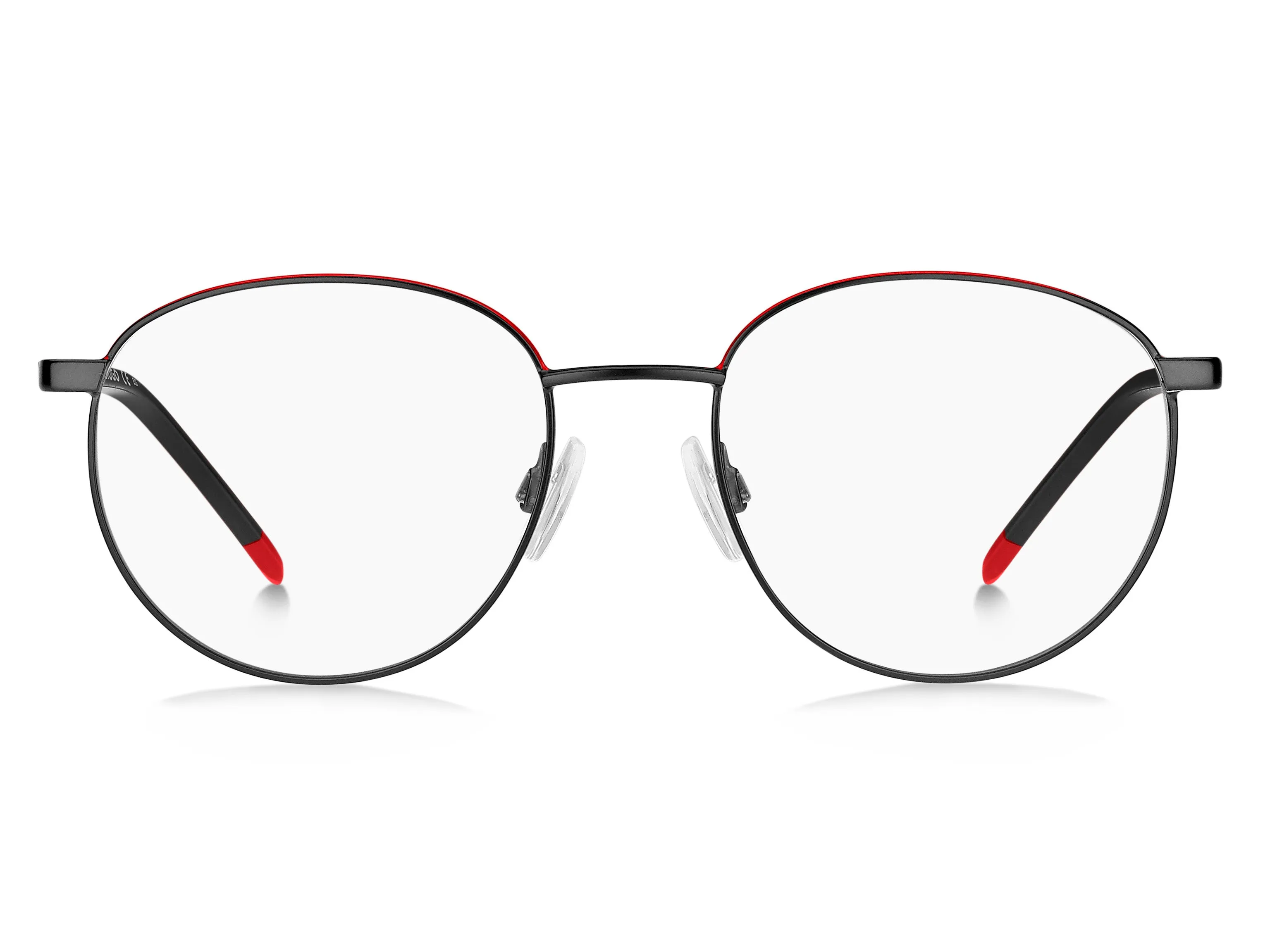 Hugo Boss HG 1180 BLX Montature da vista Metallo Nero-opaco Rotonda - immagine 2