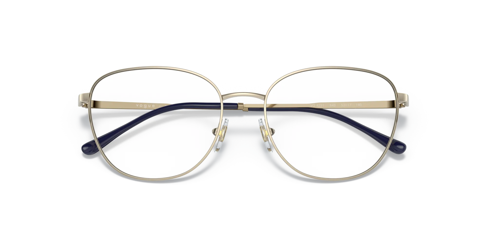 VOGUE EYEWEAR VO4231 848 Montature da vista Metallo Oro Farfalla - immagine 2