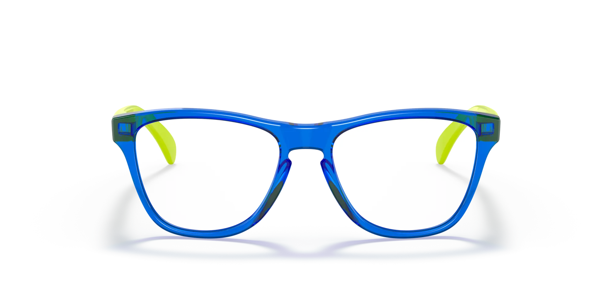 Oakley OY8009 Frogskins xs rx 800903 Montature da vista bambino O_Matter Blu Trasparente Rotonda Normale - immagine 3