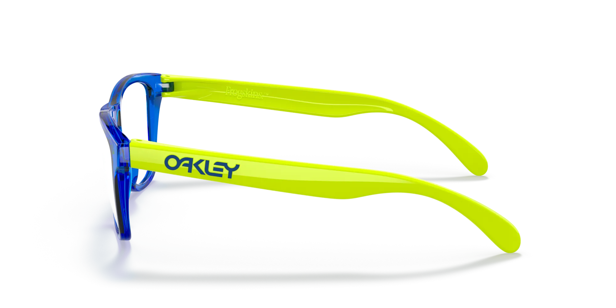 Oakley OY8009 Frogskins xs rx 800903 Montature da vista bambino Plastica Blu Rotonda - immagine 4